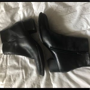 Italian black ankle boots